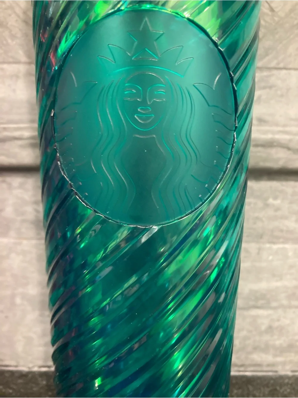 Starbucks Swirled Holiday Tumbler Pair